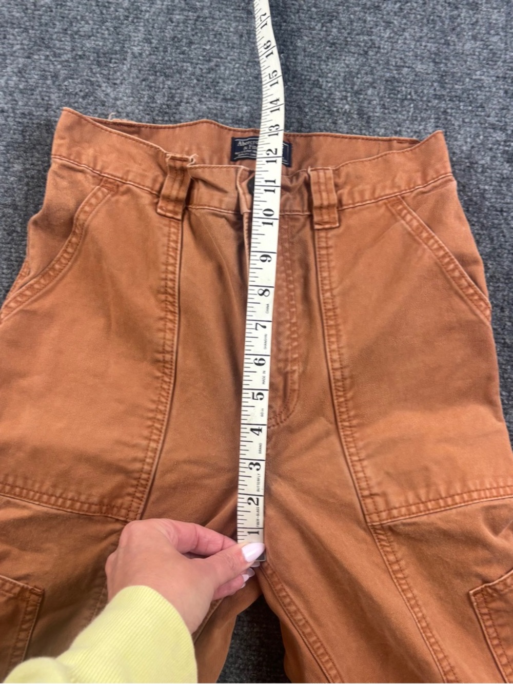 ABERCROMBIE & FITCH Women’s  town Wide Leg Cargo Pants size: 24 - 00 - Picture 3 of 7